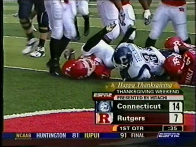 November 25 2004</br>Rutgers</br>Connecticut